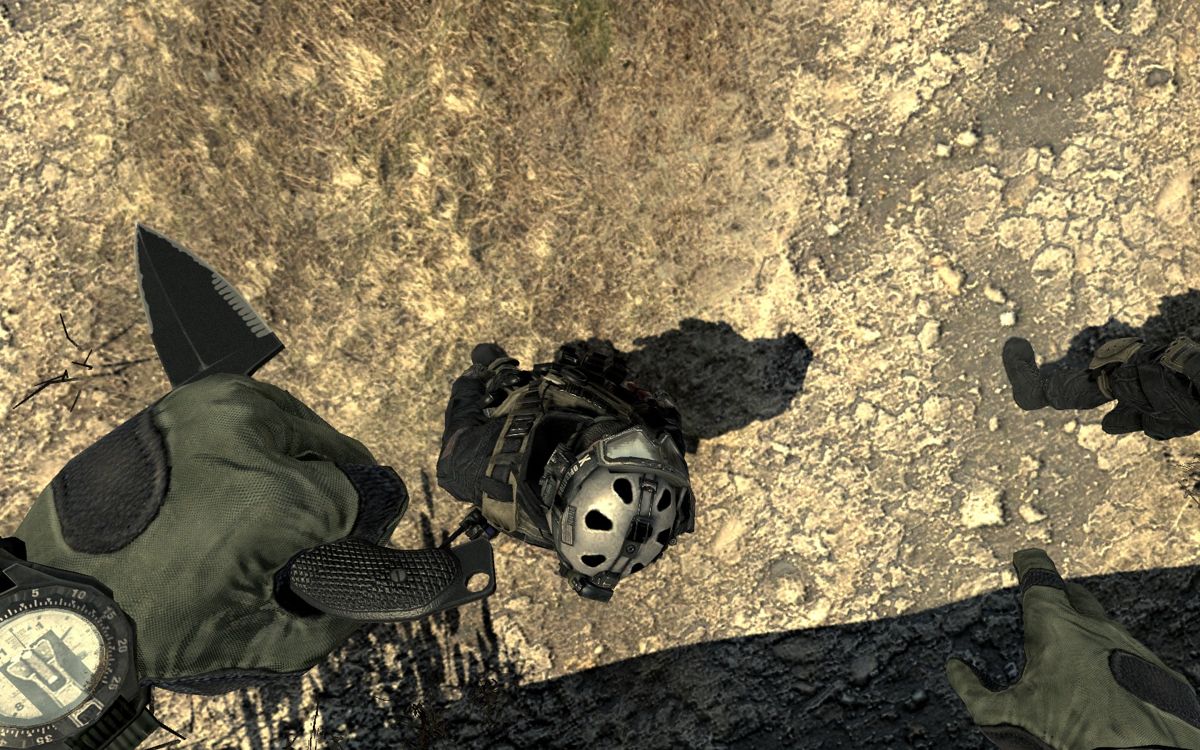 Call of Duty: Modern Warfare 2 (Windows) screenshot: Death from above.
