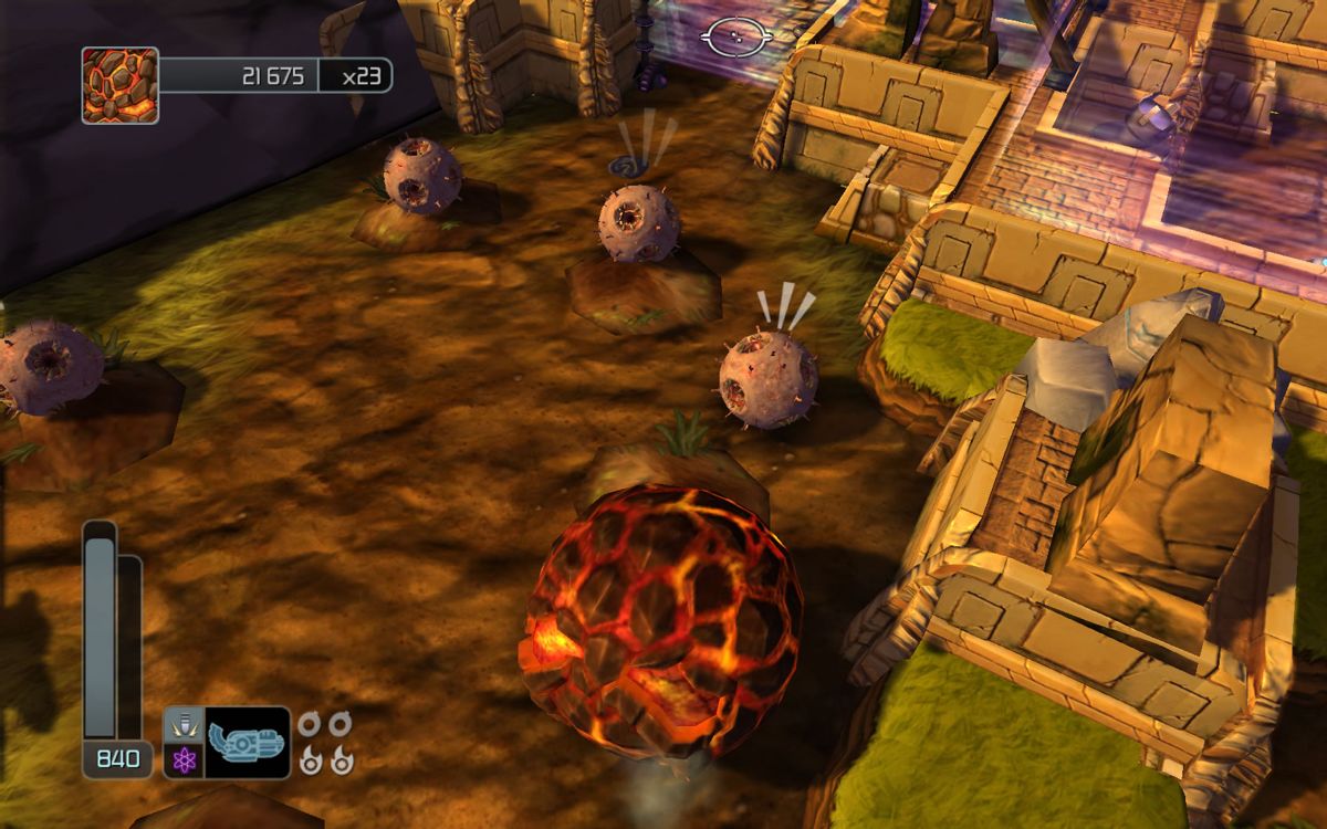 Madballs in Babo: Invasion (Windows) screenshot: I guess they don't like the Heavy class too much.