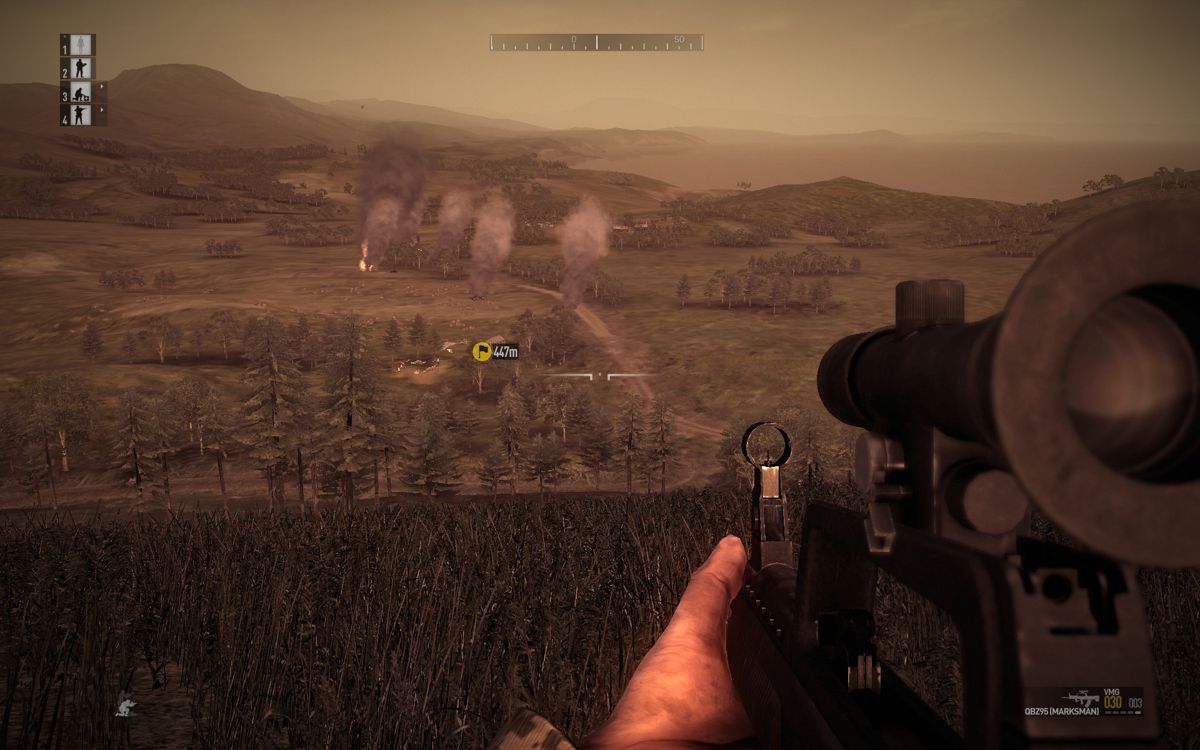 Operation Flashpoint: Dragon Rising (Windows) screenshot: There's something seriously wrong down there.