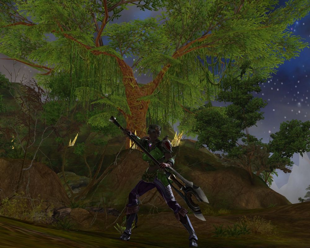 Aion (Windows) screenshot: Green armor, why not