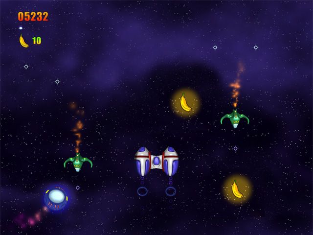 Monkeys Odyssey (Windows) screenshot: Collect bananas for points