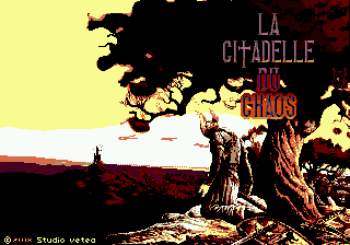 La Citadelle du Chaos (Genesis) screenshot: Opening screen