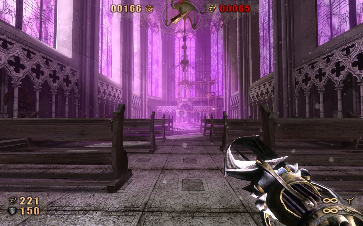 Painkiller: Resurrection (Windows) screenshot: Looks like another bossfight is about to ensue.