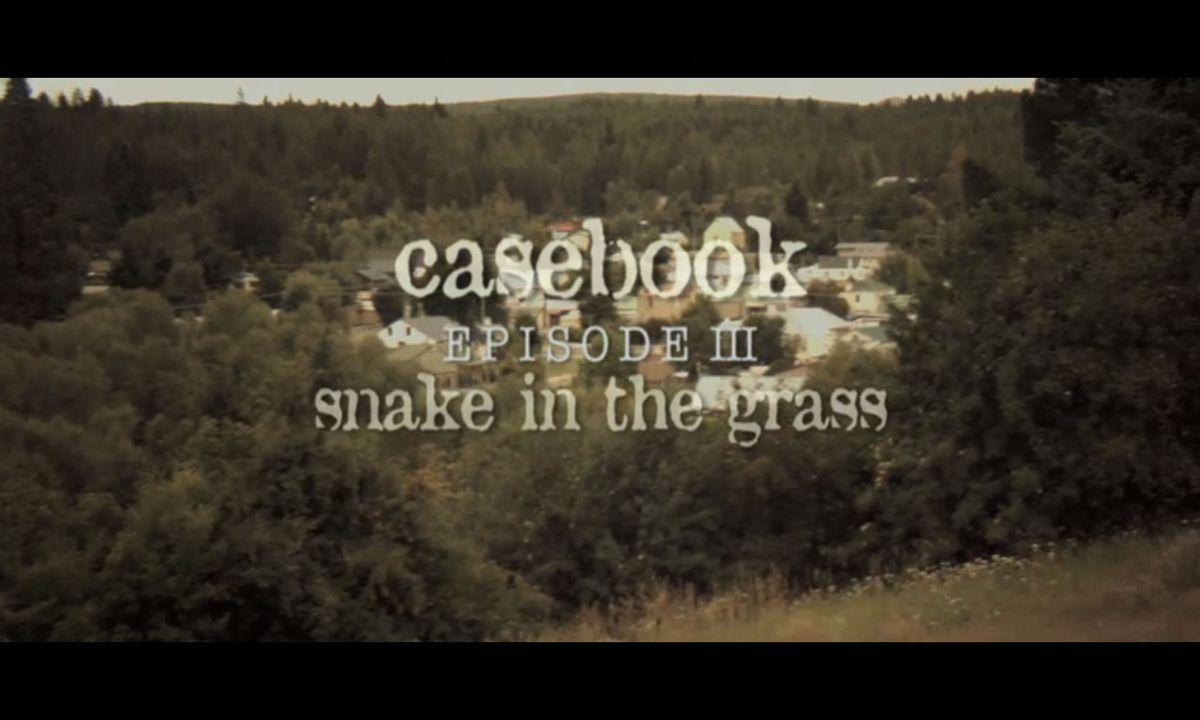 Casebook: Episode III - Snake in the Grass (Windows) screenshot: Title screen