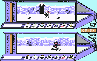 Spy vs. Spy III: Arctic Antics (Commodore 64) screenshot: The beginning