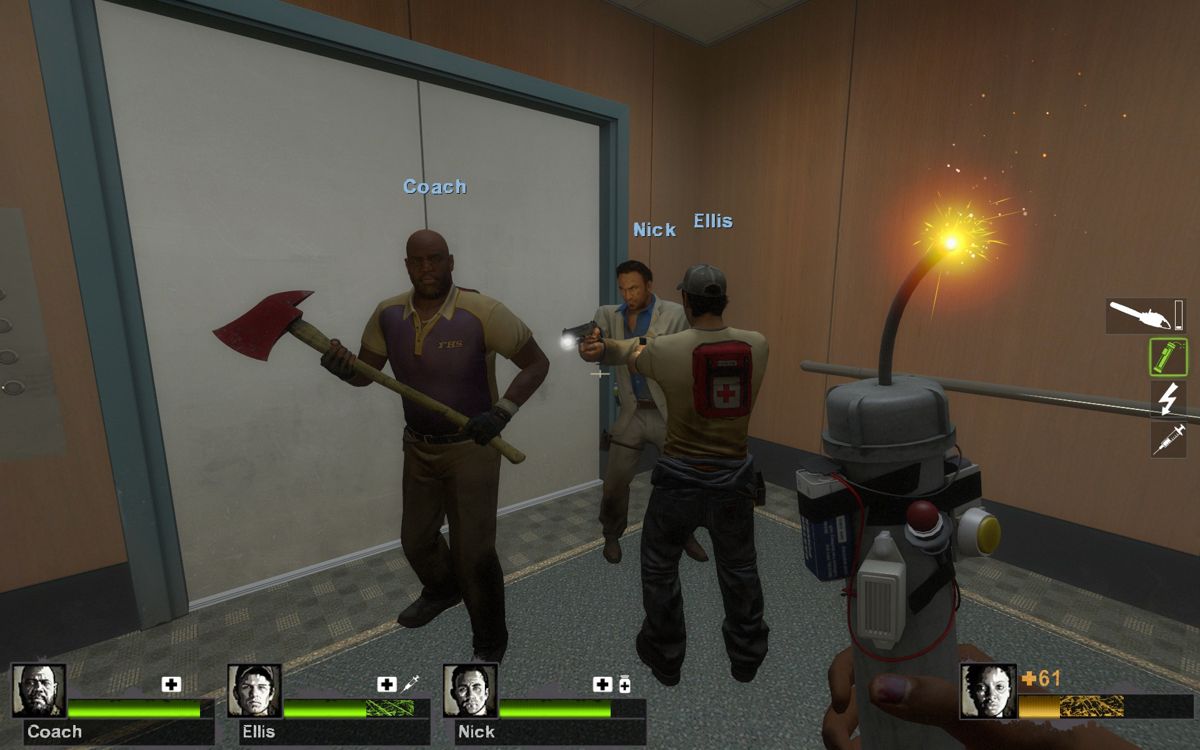 Left 4 Dead 2 (Windows) screenshot: Meet the survivors.