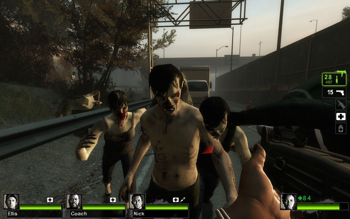 Left 4 dead графика