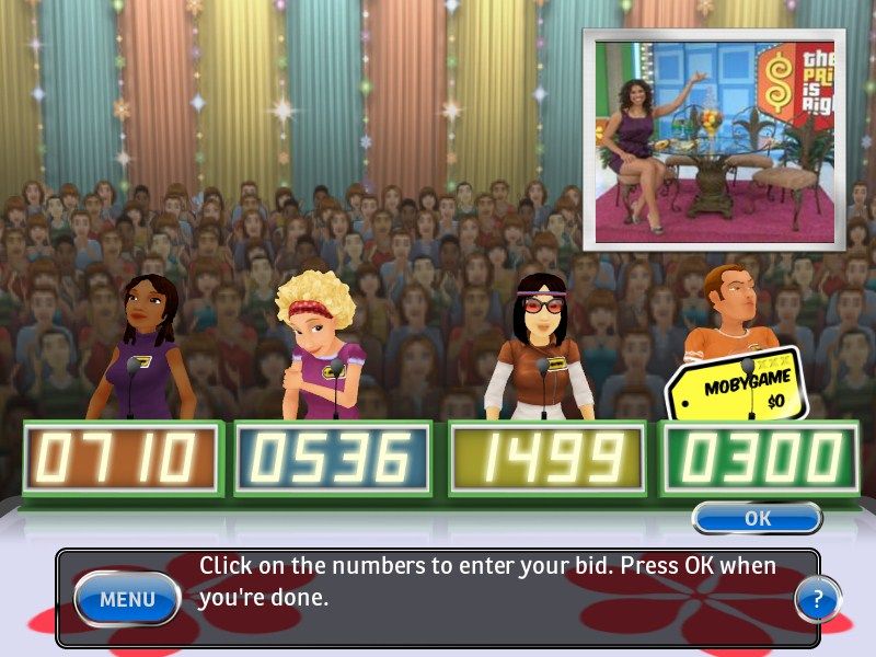 The Price is Right: 2010 Edition (Windows) screenshot: Making our bid...