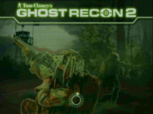 Tom Clancy's Ghost Recon 2: 2007 - First Contact (GameCube) screenshot: Main title loading screen.