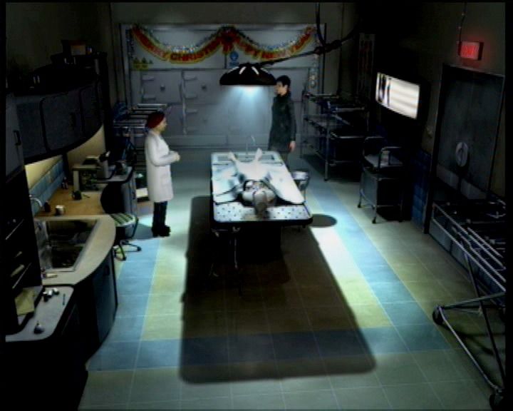 Still Life (Xbox) screenshot: Hoping the autopsy will give you some more clues about the killer.