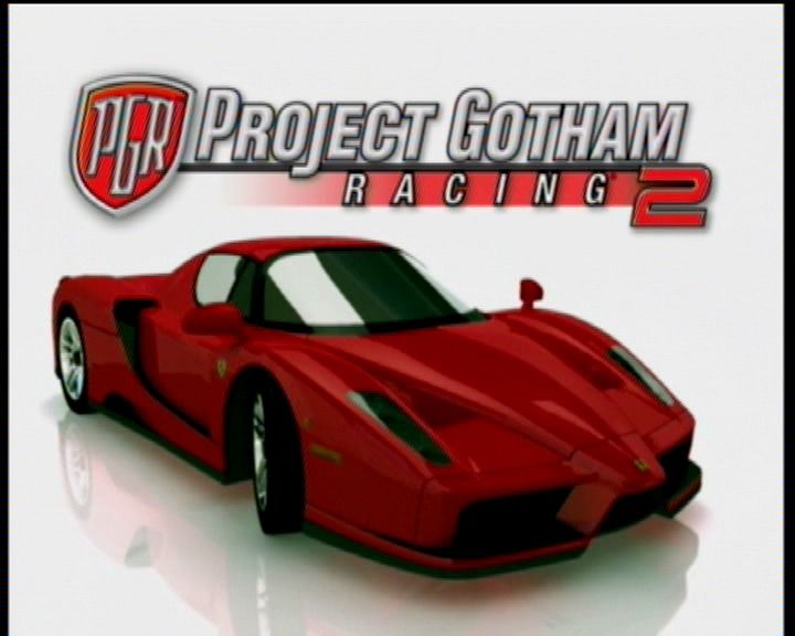 Project Gotham Racing 2 (Xbox) screenshot: Title screen