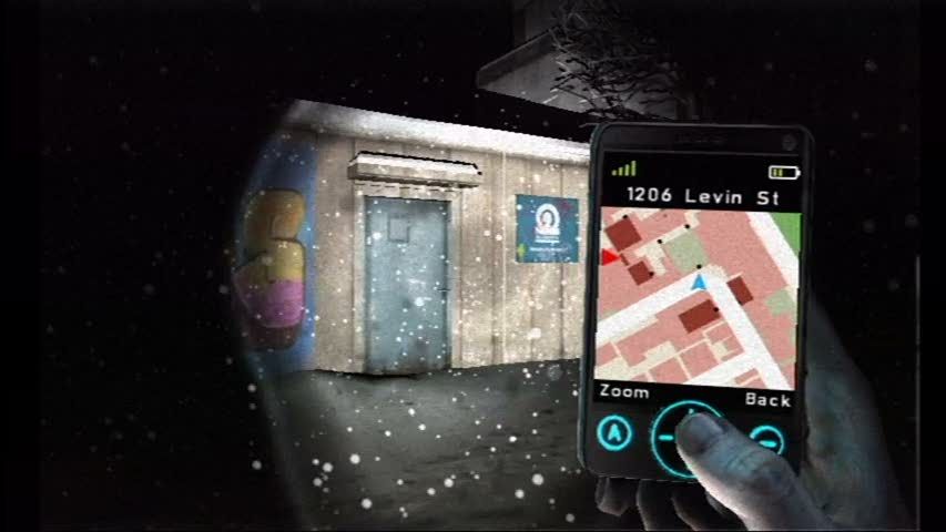 Silent Hill: Shattered Memories (Wii) screenshot: The phone also acts as your map.