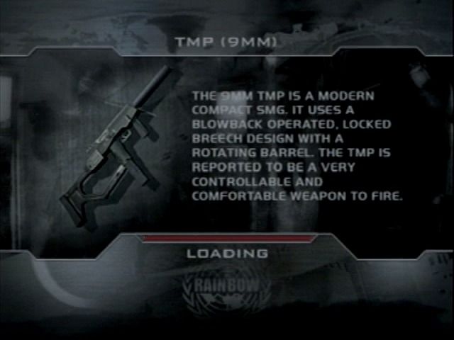 Tom Clancy's Rainbow Six 3 (GameCube) screenshot: Random loading screen