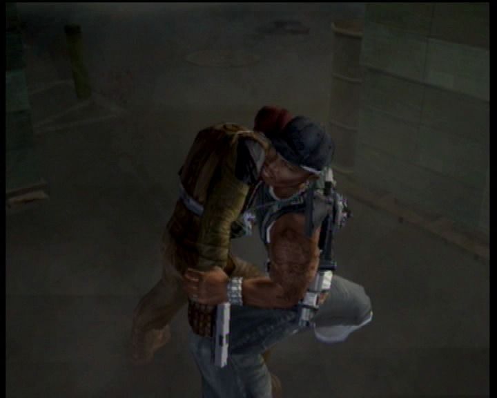 50 Cent: Bulletproof (Xbox) screenshot: When close enough you can perform a quick kill.