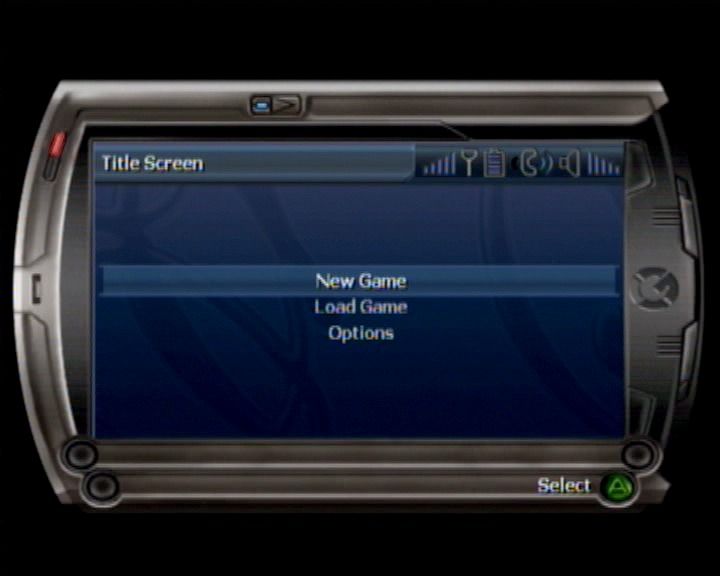 50 Cent: Bulletproof (Xbox) screenshot: Main menu.
