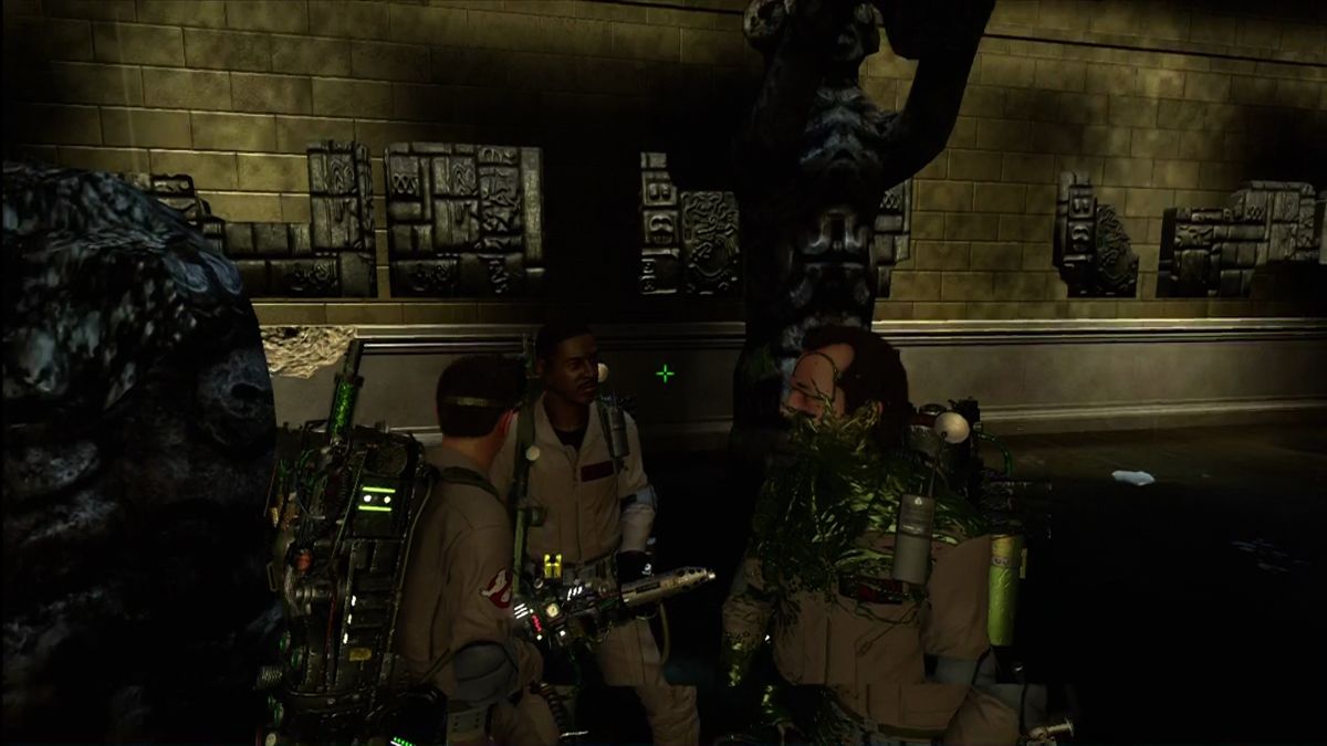 Ghostbusters: The Video Game (Xbox 360) screenshot: Looks like I was a little reckless with my slime. Sorry, Peter.