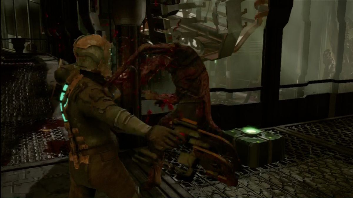 Dead Space (Xbox 360) screenshot: Pimp slap!