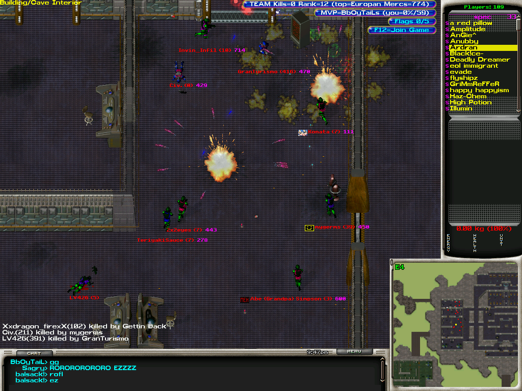 Infantry (Windows) screenshot: Maps are huge and tend to keep battles to small bottlenecks or flashpoints.