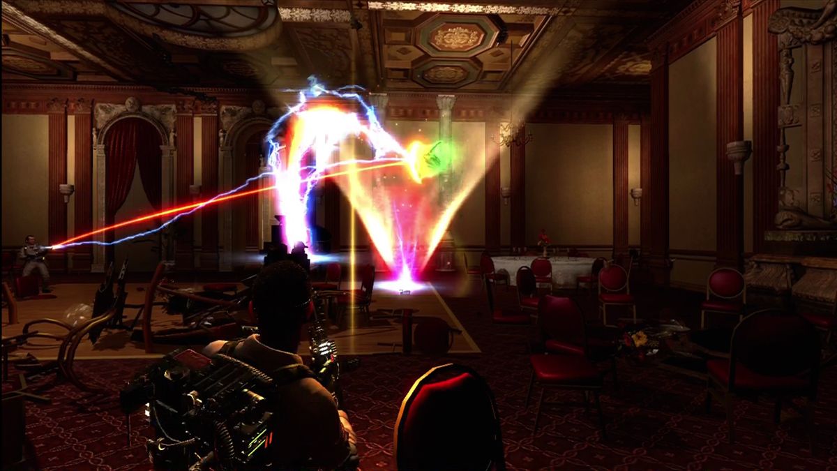 Ghostbusters: The Video Game (Xbox 360) screenshot: Got him!