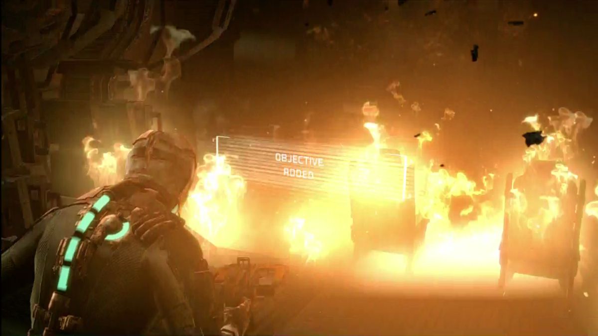 Dead Space (Xbox 360) screenshot: Uh-oh...