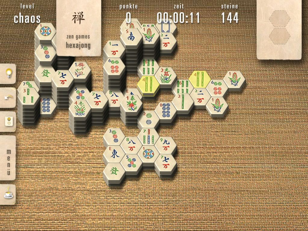 zen games (Windows) screenshot: A randomly generated puzzle (demo version)