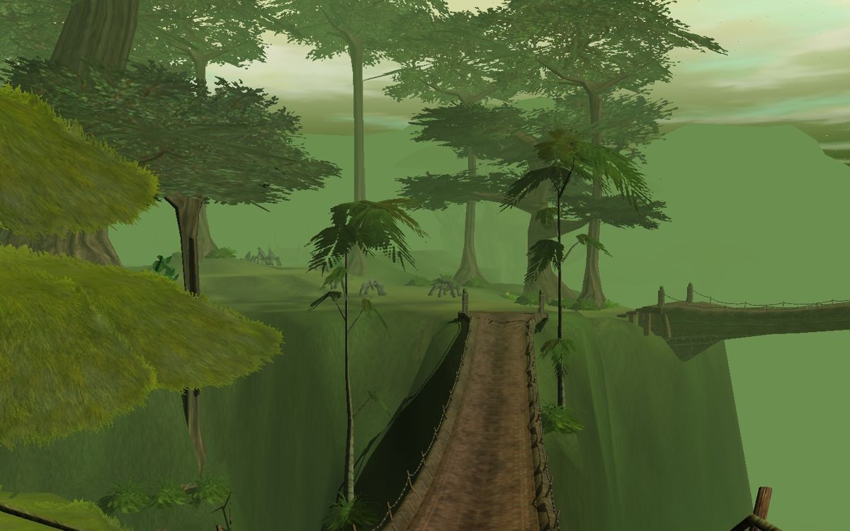 Star Wars: Galaxies - Episode III: Rage of the Wookiees (Windows) screenshot: First level of the Rryatt Trail instanced area. More dangerous as you go down.