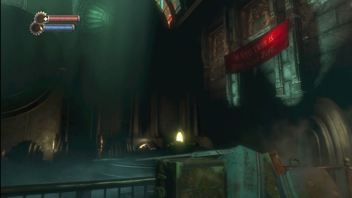 BioShock (Xbox 360) screenshot: What happened to the people?