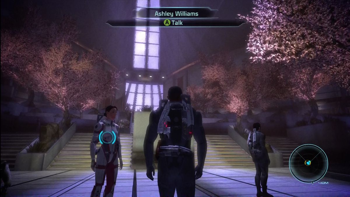 Mass Effect (Xbox 360) screenshot: The seat of power for the galactic coalition.