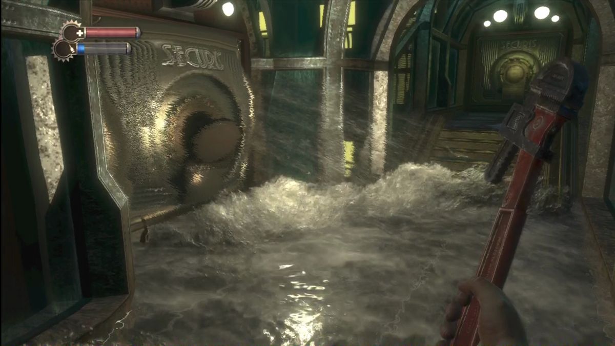 BioShock (Xbox 360) screenshot: Beautiful water effects