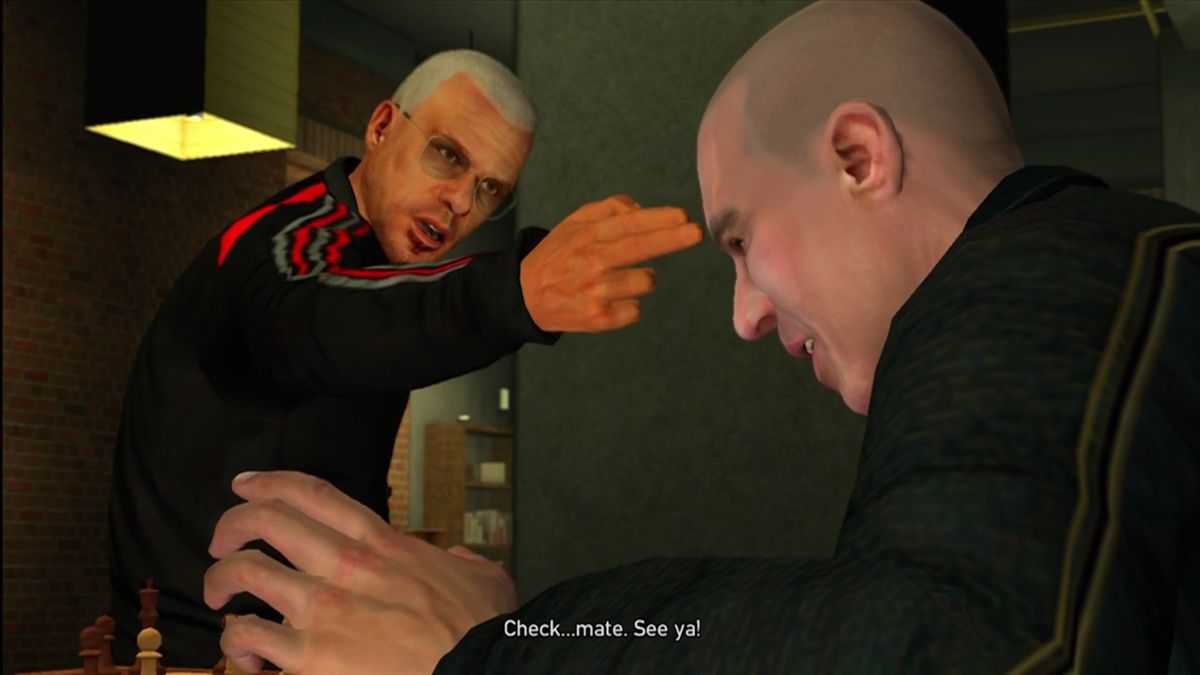 Grand Theft Auto: The Ballad of Gay Tony (Xbox 360) screenshot: Brucie has a brother... and he actually manages to be even more annoying.