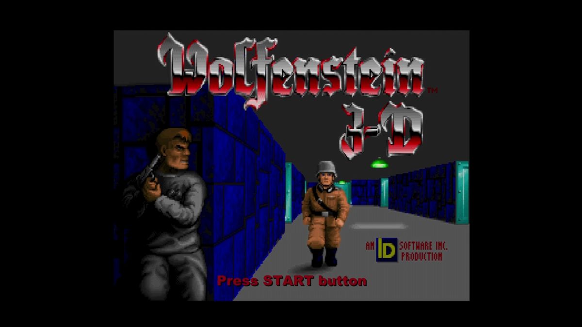 Wolfenstein 3D (Xbox 360) screenshot: Title screen.