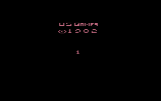 Entombed (Atari 2600) screenshot: Title screen