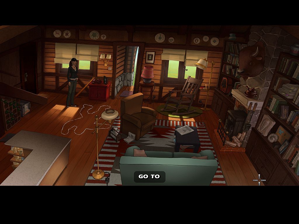 Runaway: A Twist of Fate (Windows) screenshot: Searching the cabin