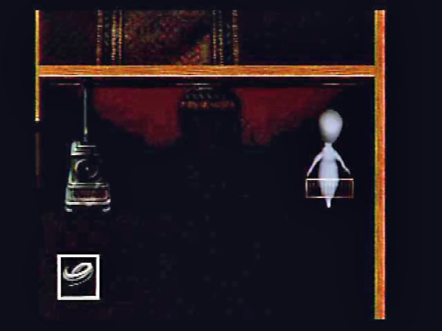Casper (SEGA Saturn) screenshot: Using smoke morph with air vents to travel