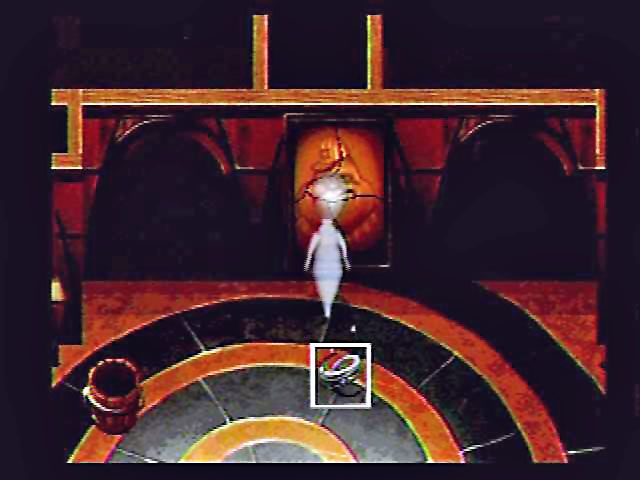 Casper (SEGA Saturn) screenshot: A spell of smoke morph appears