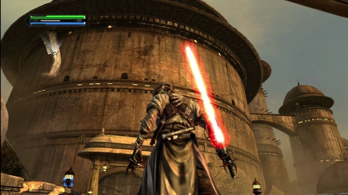 Star Wars: The Force Unleashed - Ultimate Sith Edition (Xbox 360) screenshot: Jabba's temple.