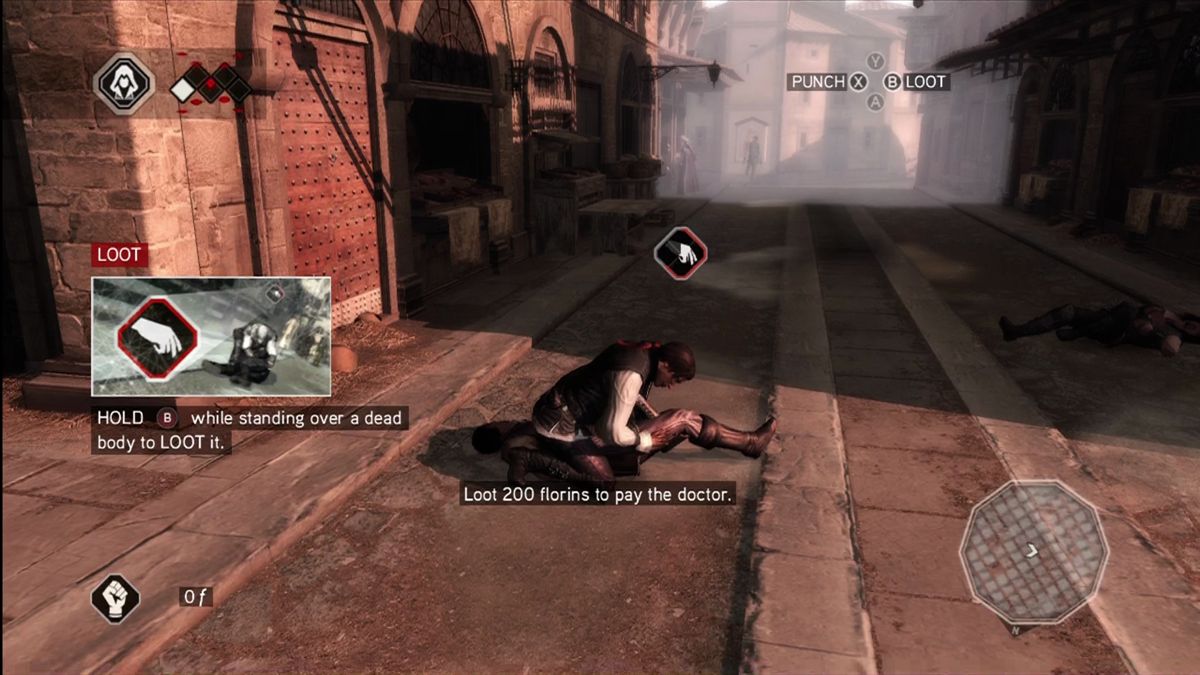 Assassin's Creed II (Xbox 360) screenshot: Looting is a new mechanic for the sequel.