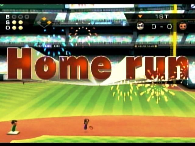 Wii Sports (Wii) screenshot: Home Run