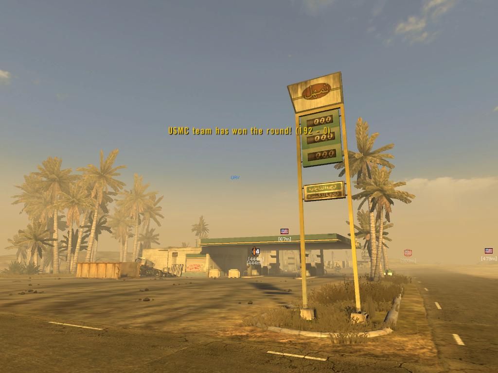 Battlefield 2 (Windows) screenshot: Highway Tampa-Battle is over