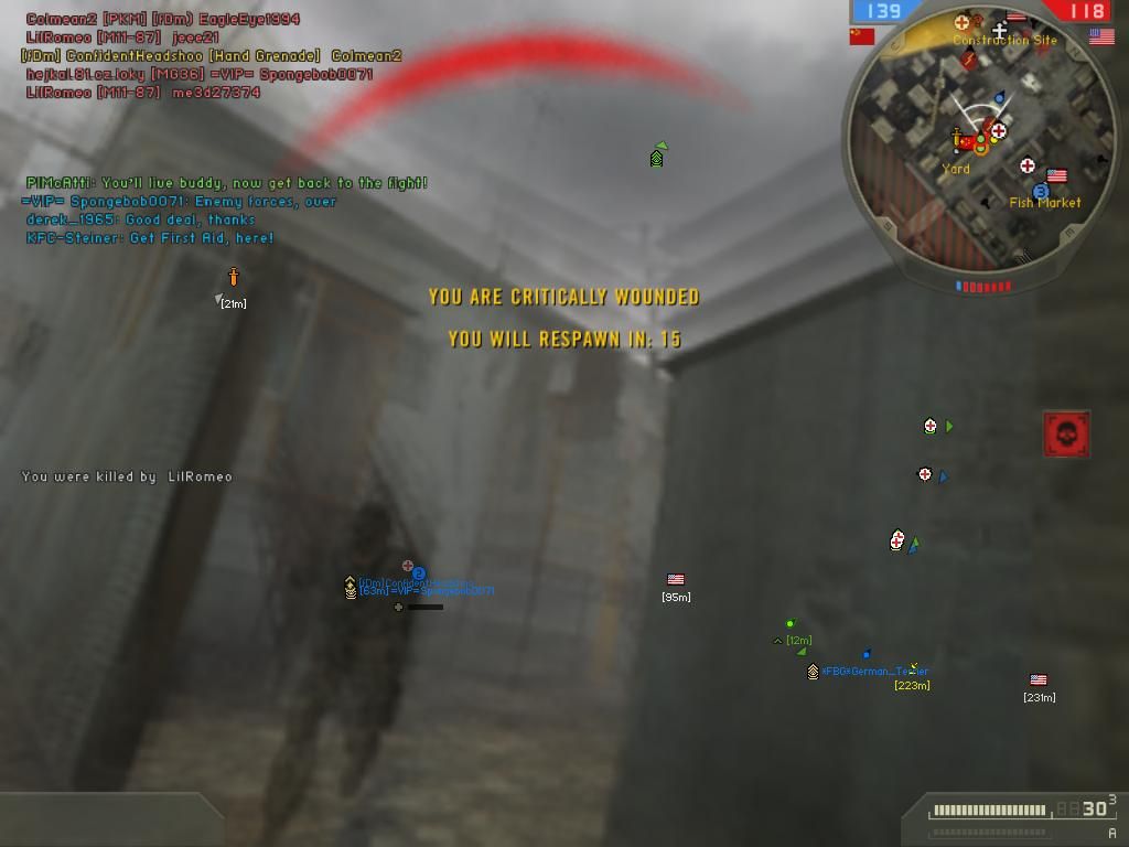 Battlefield 2 (Windows) screenshot: Blue Pearl-USMC Shotgun at close range
