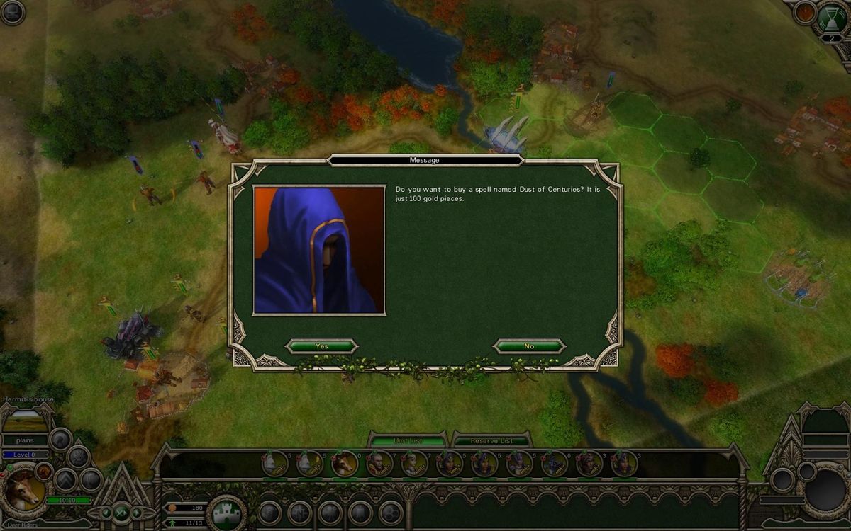 Elven Legacy (Windows) screenshot: A message