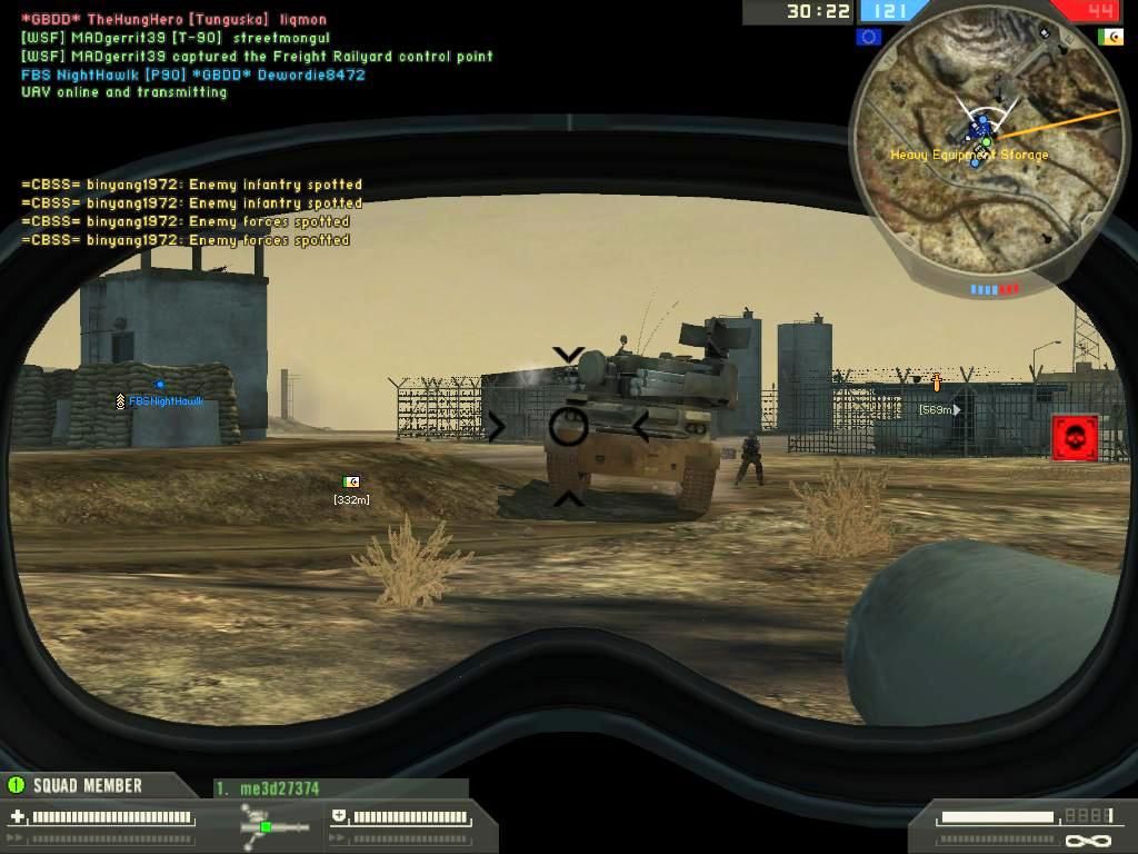 Battlefield 2: Booster Pack - Euro Force (Windows) screenshot: TarabaQuarry-Quickly take out MEC Anti-Air with TOW missile