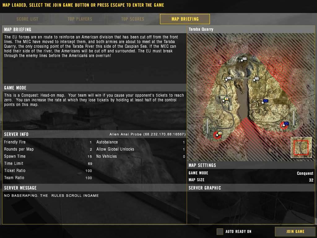 Battlefield 2: Booster Pack - Euro Force (Windows) screenshot: Euro Force map Taraba Quarry