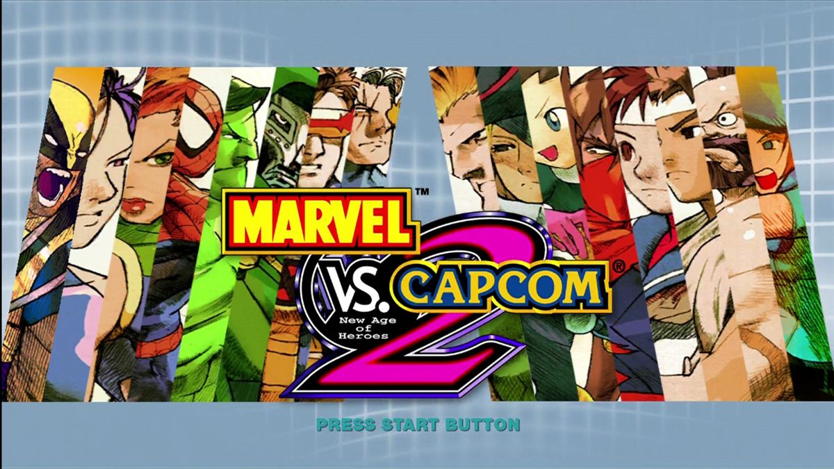 Marvel Vs. Capcom 2: New Age Of Heroes (Xbox 360) screenshot: Title screen