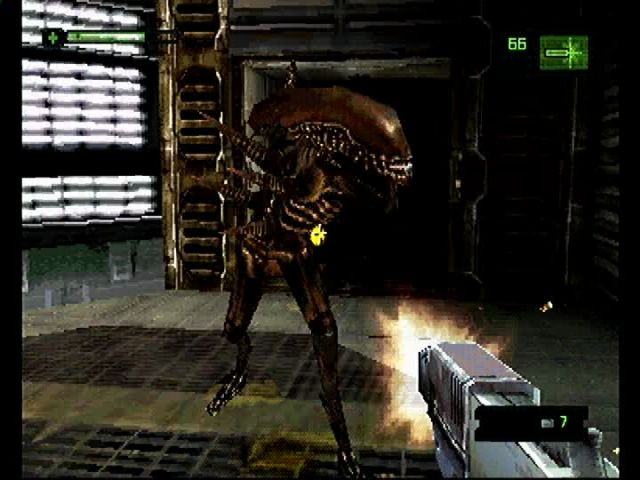 Alien: Resurrection (PlayStation) screenshot: Closer detail.