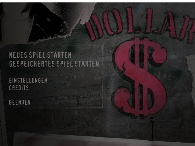 Dollar (Windows) screenshot: Main menu