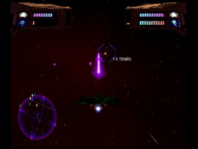 Colony Wars (PlayStation) screenshot: Third-person camera