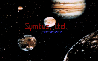 CyberGenic Ranger: Secret of the Seventh Planet (DOS) screenshot: Intro Screen