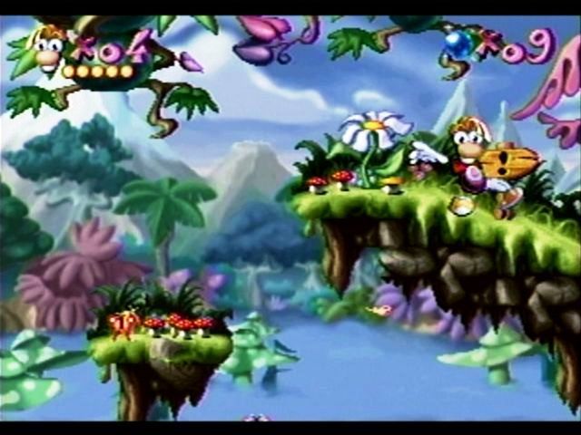 Screenshot of Rayman (SEGA Saturn, 1995) - MobyGames