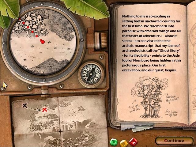 Zulu Gems (Windows) screenshot: Area's story